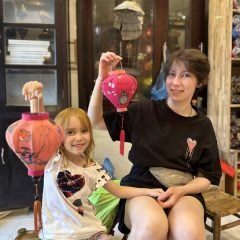 Mother-and-child-lantern-making-Hoi-An-scaled